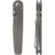 Toor Knives Suitor FL154S Folding Knife, 3.25in, Steel CPM 154, 6AL-4V Titanium, Stone, Suitor-FL154S-Stone