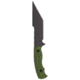 Toor Knives Tanto Fixed Blade Knife, 5.5in, CPM S35VN, Plain, G10 Handle, Phosphor Green, Black, Tanto-Phosphor Green