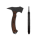 Toor Knives Tomahawk F13 Axe, 5.5in, D2, G10 Handle, Walnut, Tomahawk F13-Walnut