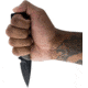 Toor Knives Viper Fixed Blade Knife, 2.625in, Steel CPM 154, G10, Stealth, Viper-Stealth