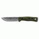 Tops Knives Brothers Of Bushcraft 154cm Fixed Blade Knife, w/Canvas Micarta Handle, Green, 4.75in, BROS-154-GCM