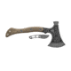 Tops Knives Hammer Hawk Tomahawk Ax, 4.5 in Acid Rain 1075 RC 56-58 Blade, Green Canvas Micarta Handle, HAMH-03
