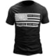 TOPS Knives T-Shirt Flag Logo, Black, Medium, TSFLAGBLK MEDIUM