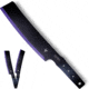 Toro Knives Besito Slim Black Throwing Knives, 15.75in Overall, 9.75in Black Powder 3Cr13 Blade, SS Handle, Nylon Sheath, 90