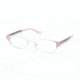 Tory Burch TY1037 Single Vision Prescription Eyeglasses 3001-50 - Soft Pink Gold Frame