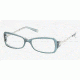 Tory Burch Ty2012 Eyeglasses TY2012 with No-Line Progressive Rx Prescription Lenses 817-5316 - Turquoise/Crystal 