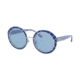 Tory Burch TY6062 Prescription Sunglasses, 51mm, Blue / Shiny Silver, TY6062-32571U-51-SV