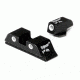 Trijicon Bright &amp; Tough 3 Dot Night Sight Set, Green Front &amp; Rear - For Glock 17/17L/19/22/23/24/26/27/33/34/35/38/39 - GL01