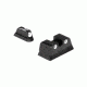 Trijicon Bright &amp; Tough 3 Dot Green Front/Orange Rear Night Sight Set - CZ75 &amp; CZ99 w/Dovetail Front