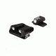 Trijicon Bright &amp; Tough 3 Dot Night Sight Set, Green Front &amp; Green Novak Rear for Sig P229