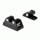 Trijicon Bright &amp; Tough Night Sight Set, Black w/ Green Front &amp; Rear - USP - HK06