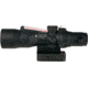 Trijicon 3x30 mm Dual Illuminated Q-LOC Compact ACOG Scope, 3x30 mm, 7.62x51mm/175gr. Red, Chevron Reticle, Matte Black, 400379