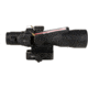 Trijicon 3x30 mm Dual Illuminated Q-LOC Compact ACOG Scope, 3x30 mm, 7.62x51mm/175gr. Red, Chevron Reticle, Matte Black, 400379