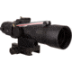 Trijicon 3x30 mm Dual Illuminated Q-LOC Compact ACOG Scope, 3x30 mm, 7.62x51mm/175gr. Red, Chevron Reticle, Matte Black, 400379