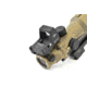 Trijicon 4x32 ACOG ECOS, Center Illuminated Amber Crosshair 5.56 Reticle w/ Backup Iron Sights, Quick Release Mount &amp; LED 3.25 MOA Red Dot RMR Type 2, Cerakote FDE, 100555