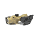 Trijicon 4x32 ACOG ECOS, Center Illuminated Amber Crosshair 5.56 Reticle w/ Backup Iron Sights, Quick Release Mount &amp; LED 3.25 MOA Red Dot RMR Type 2, Cerakote FDE, 100555