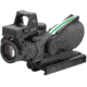 Trijicon 4x32 ACOG Rifle Scope, Dual Illuminated Green Chevron .223 Reticle w/ Colt Knob Thumbscrew Mount &amp; LED 3.25 MOA Red Dot RMR Type 2, Black, 100548