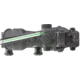 Trijicon 4x32 ACOG Rifle Scope, Dual Illuminated Green Crosshair .223 Reticle w/ Colt Knob Thumbscrew Mount &amp; LED 3.25 MOA Red Dot RMR Type 2, Black, 100552