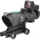 Trijicon 4x32 ACOG Rifle Scope, Dual Illuminated Green Crosshair .223 Reticle w/ Colt Knob Thumbscrew Mount &amp; LED 3.25 MOA Red Dot RMR Type 2, Black, 100552