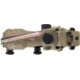 Trijicon 4x32 ACOG Rifle Scope, Dual Illuminated Red Chevron .223 Reticle w/ Colt Knob Thumbscrew Mount &amp; LED 3.25 MOA Red Dot RMR Type 2, Cerakote FDE, 100570