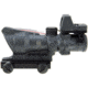 Trijicon 4x32 ACOG Rifle Scope, Dual Illuminated Red Chevron .223 Reticle w/ Colt Knob Thumbscrew Mount &amp; LED 3.25 MOA Red Dot RMR Type 2, Cerakote Gray, 100568