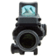 Trijicon 4x32 ACOG Rifle Scope, Dual Illuminated Red Chevron .223 Reticle w/ Colt Knob Thumbscrew Mount &amp; LED 3.25 MOA Red Dot RMR Type 2, Cerakote Gray, 100568