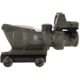 Trijicon 4x32 ACOG Rifle Scope, Dual Illuminated Red Chevron .223 Reticle w/ Colt Knob Thumbscrew Mount &amp; LED 3.25 MOA Red Dot RMR Type 2, Cerakote OD Green, 100569
