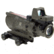 Trijicon 4x32 ACOG Rifle Scope, Dual Illuminated Red Chevron .223 Reticle w/ Colt Knob Thumbscrew Mount &amp; LED 3.25 MOA Red Dot RMR Type 2, Cerakote OD Green, 100569