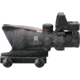 Trijicon 4x32 ACOG Rifle Scope, Dual Illuminated Red Crosshair .223 Reticle w/ Colt Knob Thumbscrew Mount &amp; LED 3.25 MOA Red Dot RMR Type 2, Black, 100550