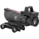 Trijicon 4x32 ACOG Rifle Scope, Dual Illuminated Red Crosshair .223 Reticle w/ Colt Knob Thumbscrew Mount &amp; LED 3.25 MOA Red Dot RMR Type 2, Black, 100550