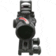 Trijicon 4x32 ACOG Rifle Scope, Dual Illuminated Red Crosshair .223 Reticle w/ Colt Knob Thumbscrew Mount &amp; LED 3.25 MOA Red Dot RMR Type 2, Black, 100550