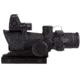 Trijicon 4x32 ACOG Rifle Scope, LED Red Crosshair .223 Reticle w/ Colt Knob Thumbscrew Mount &amp; Adjustable LED 3.25 MOA Red Dot RMR Type 2, Black, 100564