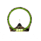 Trijicon AccuPin Bow Sight - Green w/Dovetail Base &amp; AccuDial Mount, Right Hand, Lost BW50G-LS