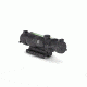 Trijicon ACOG 4x32 Illuminated Rifle Scope - Green Chevron Reticle, for M150, Black w/ TA51 Mount