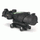 Trijicon ACOG 4x32 Illuminated Rifle Scope - Green Chevron Reticle, for M150, Black w/ TA51 Mount