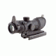 Trijicon ACOG 4x32 Scope, Center Illuminated Amber Crosshair .308 Ballistic Reticle, TA51 Mount, Backup Iron Sights and Dust Cover TA01NSN-308