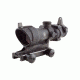 Trijicon ACOG 4x32 Red Dot Scope w/ Center Illuminated Amber Crosshair, .308BallisticReticle, TA51 Mount, Backup Iron Sights &amp; Dust Cover TA01NSN-308