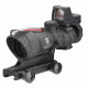 Demo,Trijicon ACOG 4x32 Scope, Dual Ill Red .223 Ballistic Reticle, 4.0 MOA RMR Sight, TA51 Mount