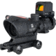 Trijicon ACOG/RCR, 4X32mm Dual Illuminated Red Chevron .223 Reticle, Thumbscrew Mount, LED 3.25 MOA Red Dot RCR, Matte Finish, Black, TA31-C-100813