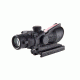 Trijicon ACOG 4x32 Scope w/Dual Illuminated Red Crosshair .223 Ballistic Reticle w/TA51 Mount, Black TA31-CH