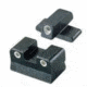Trijicon Bright &amp; Tough 3 Dot Green Front &amp; Yellow Rear Night Sight Set - Beretta 90-2 BE12Y