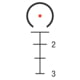 Trijicon Compact Dual Illuminated ACOG Scope, 2x20mm, Red, 9mm PCC Rapid Target RTR Reticle, Matte Black, 400387