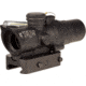 Trijicon Compact Dual Illuminated Low Height Q-LOC ACOG Scope, 1.5x16S, Amber, Circle Dot Reticle, Matte Black, 400332
