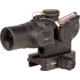 Trijicon Compact Dual Illuminated Q-LOC ACOG Scope, 1.5x16S, Red, 2 MOA Circle Dot Reticle, Matte Black, 400330