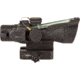 Trijicon Dual Illuminated Compact ACOG Scope, 3x24 mm, Green, .223/55gr. Horseshoe Dot Reticle, Matte Black, 400350