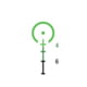 Trijicon Dual Illuminated Compact ACOG Scope, 3x24 mm, Green, .223/55gr. Horseshoe Dot Reticle, Matte Black, 400350