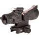 Trijicon Dual Illuminated Compact ACOG Scope, 3x24 mm, Red, .223/55gr. Horseshoe Dot Reticle, Matte Black, 400348