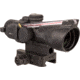 Trijicon Dual Illuminated Compact ACOG Scope, 3x24 mm, Red, .223/55gr. Horseshoe Dot Reticle, Matte Black, 400348