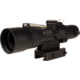 Trijicon Dual Illuminated Compact ACOG Scope, 3x30 mm, 300BLK 115/220Gr. Amber, Crosshair Reticle, Matte Black, 400381