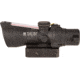 Trijicon Dual Illuminated Low Height Compact ACOG Scope, 3x24 mm, Red, .223/55gr. Crosshair Reticle, Matte Black, 400351